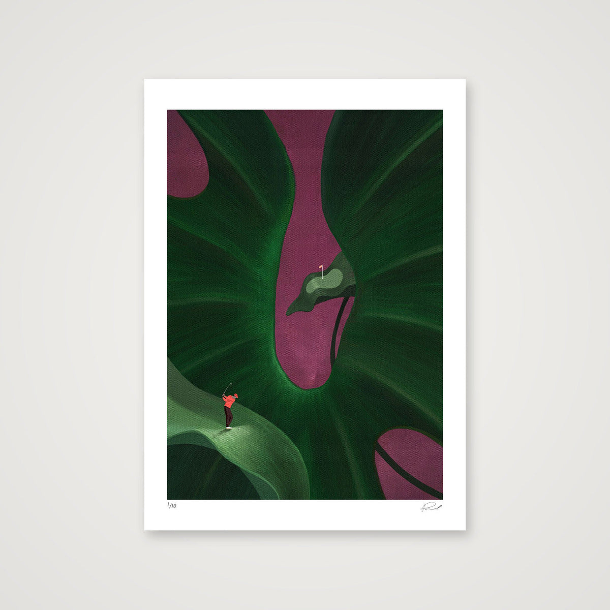 GOLF IS HARD #03 — 42×59cm, 17×23" Print only