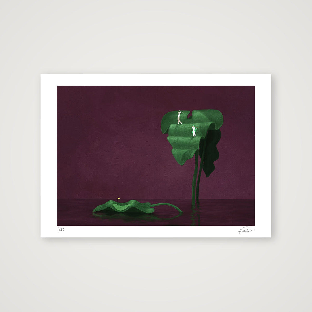 GOLF IS HARD #05 — A4 (30×21cm, 12×8") Print only