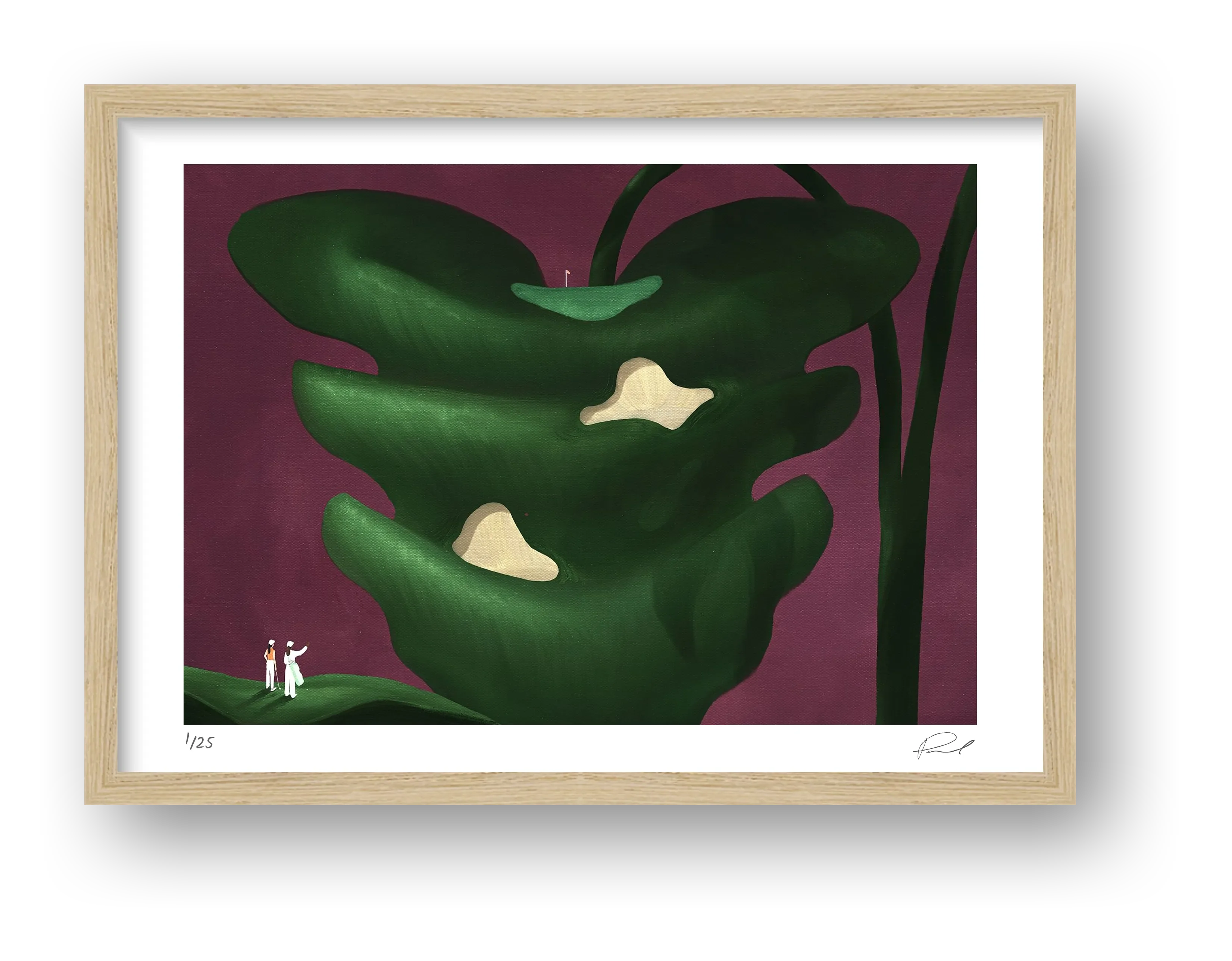 GOLF IS HARD #06 — framed
