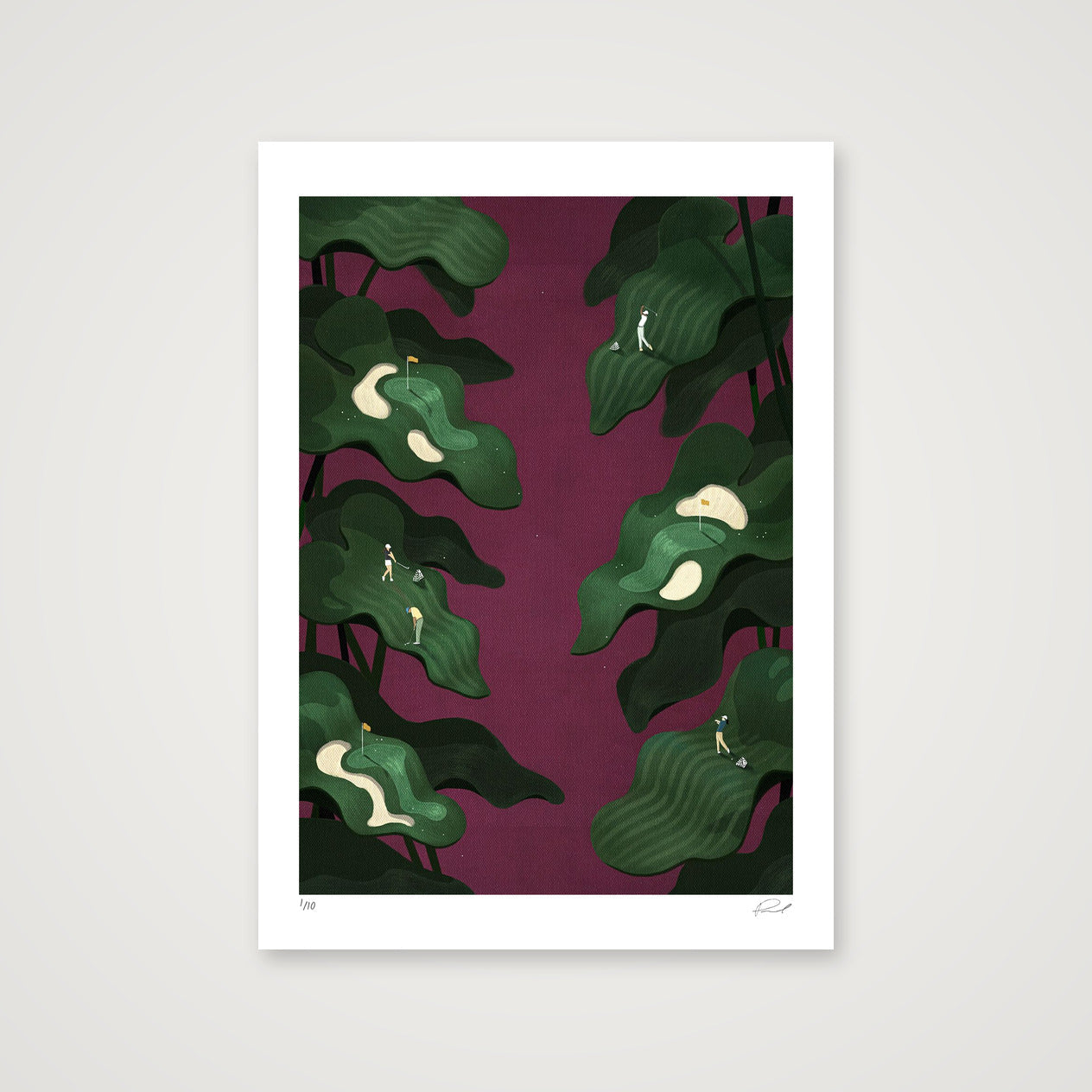 GOLF IS HARD #04 — 42×59cm, 17×23" Print only