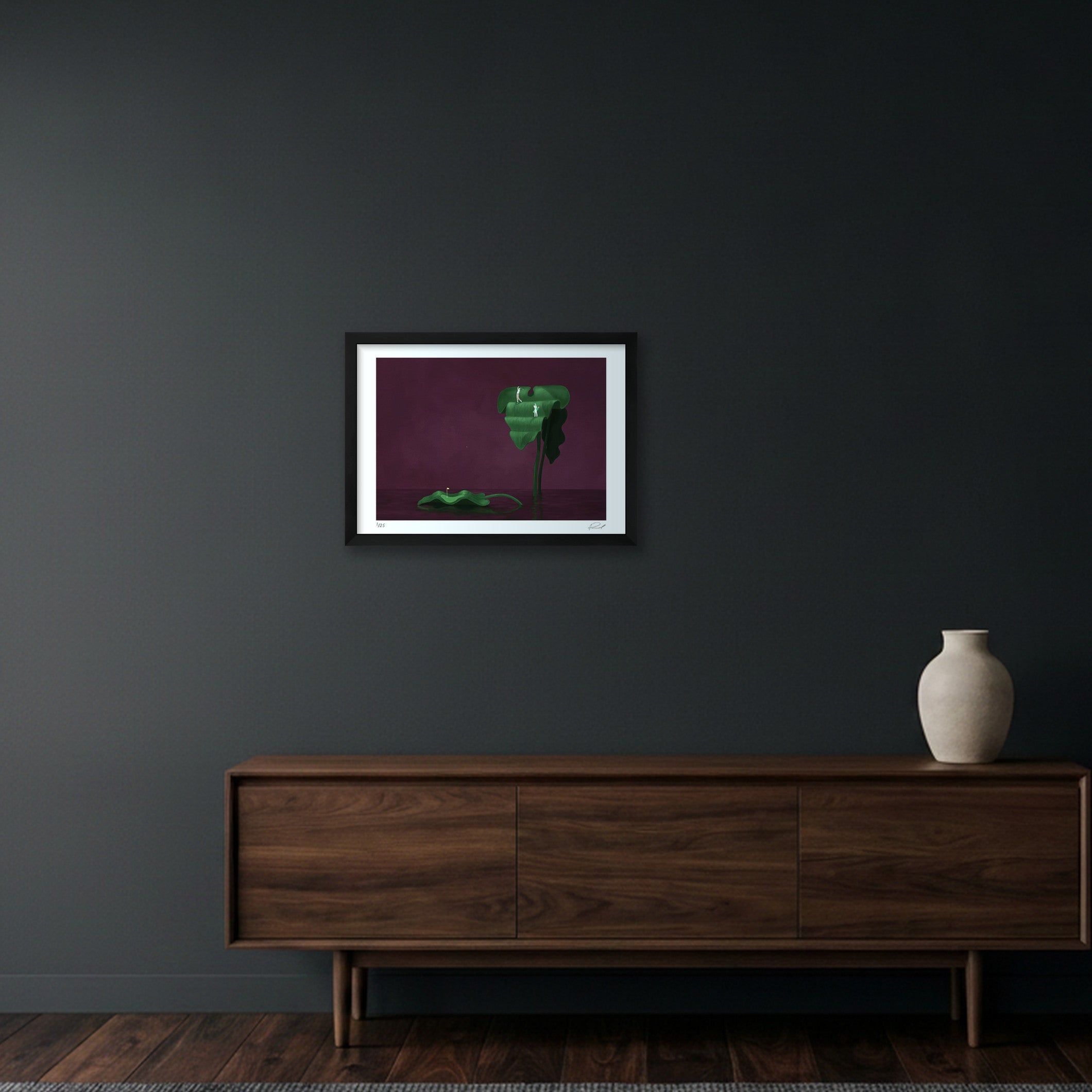 GOLF IS HARD #05 — A3 (42×30cm, 17×12") Black Frame