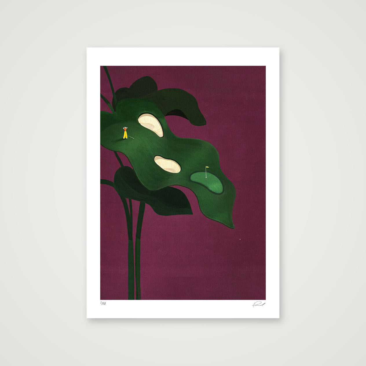 GOLF IS HARD #01 — 42×59cm, 17×23" Print only
