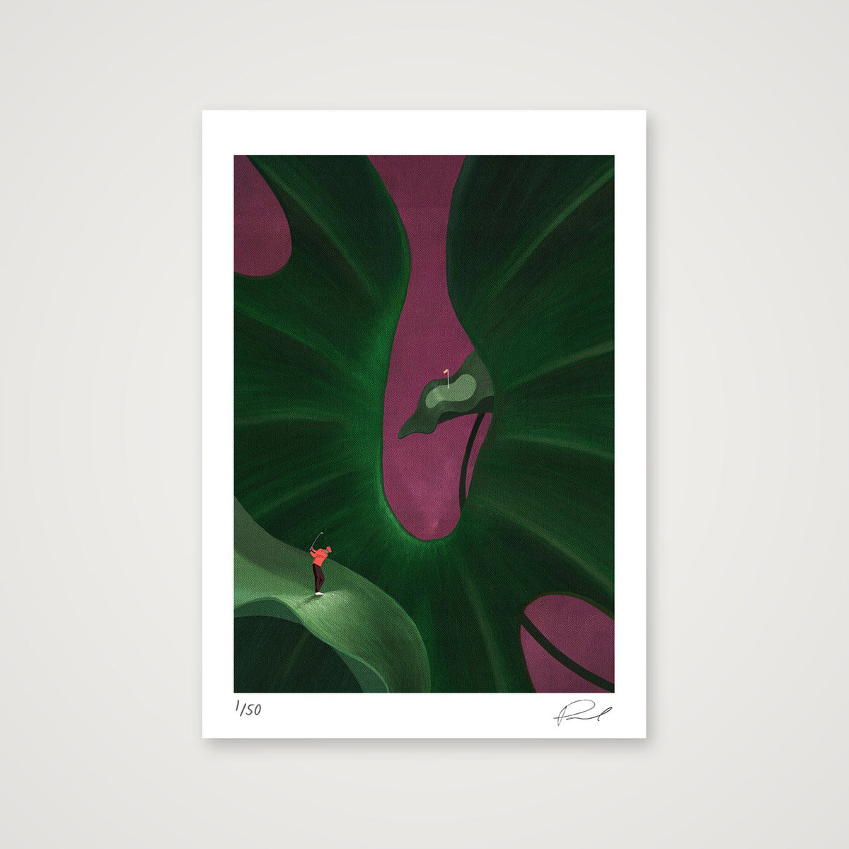 GOLF IS HARD #03 — A4 (21×30cm, 8×12") Print only