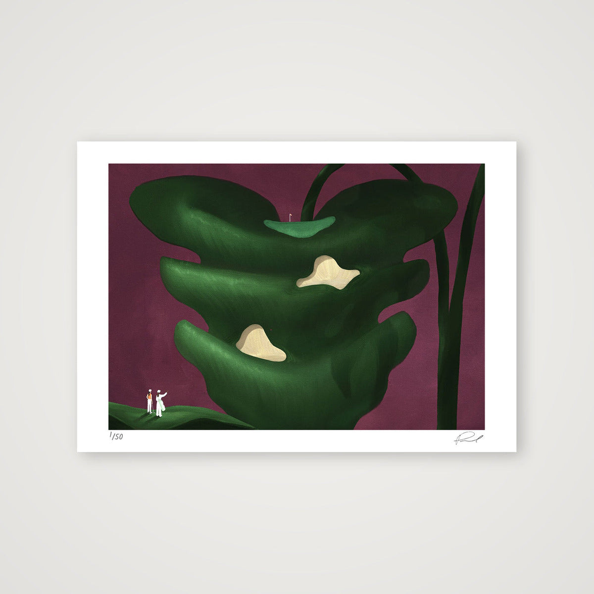 GOLF IS HARD #06 — A4 (30×21cm, 12×8") Print only