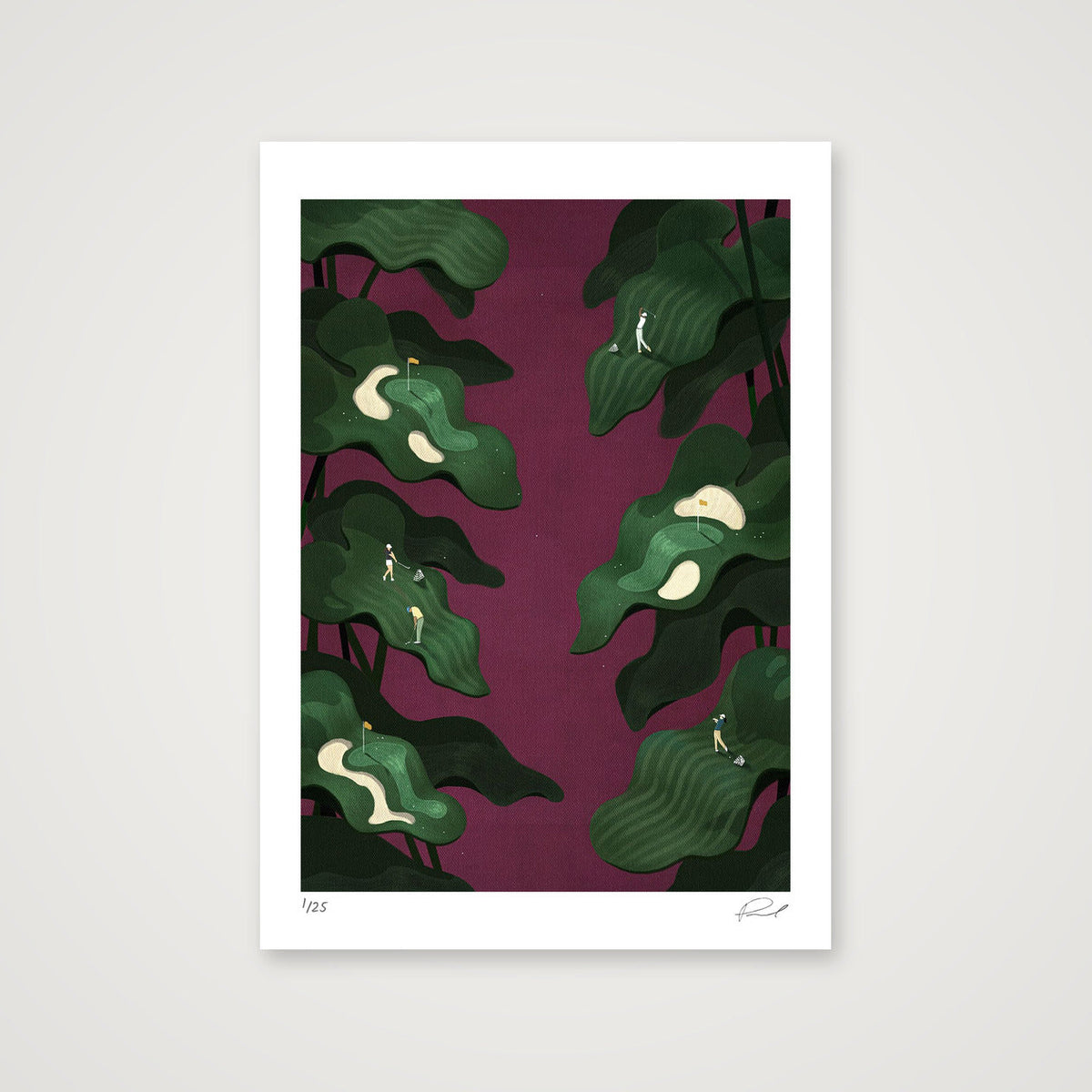 GOLF IS HARD #04 — A3 (30×42cm, 12×17") Print only