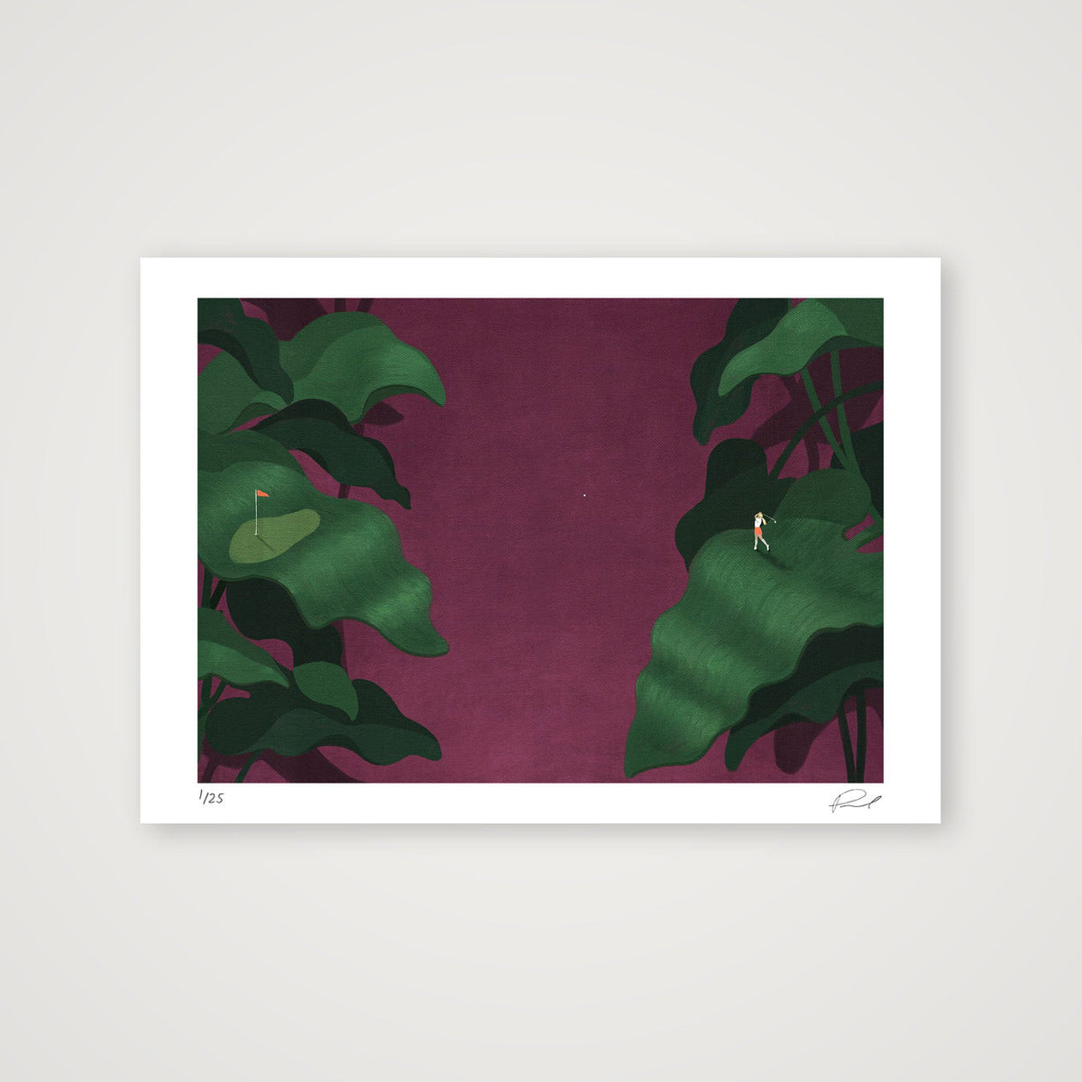 GOLF IS HARD #02 — A3 (42×30cm, 17×12") Print only