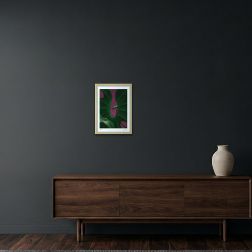 GOLF IS HARD #03 — A4 (21×30cm, 8×12") Oak Frame