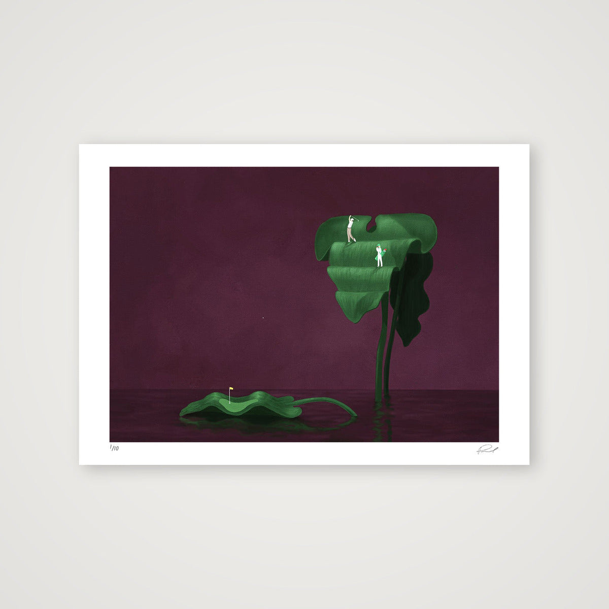 GOLF IS HARD #05 — 59×42cm, 23×17" Print only