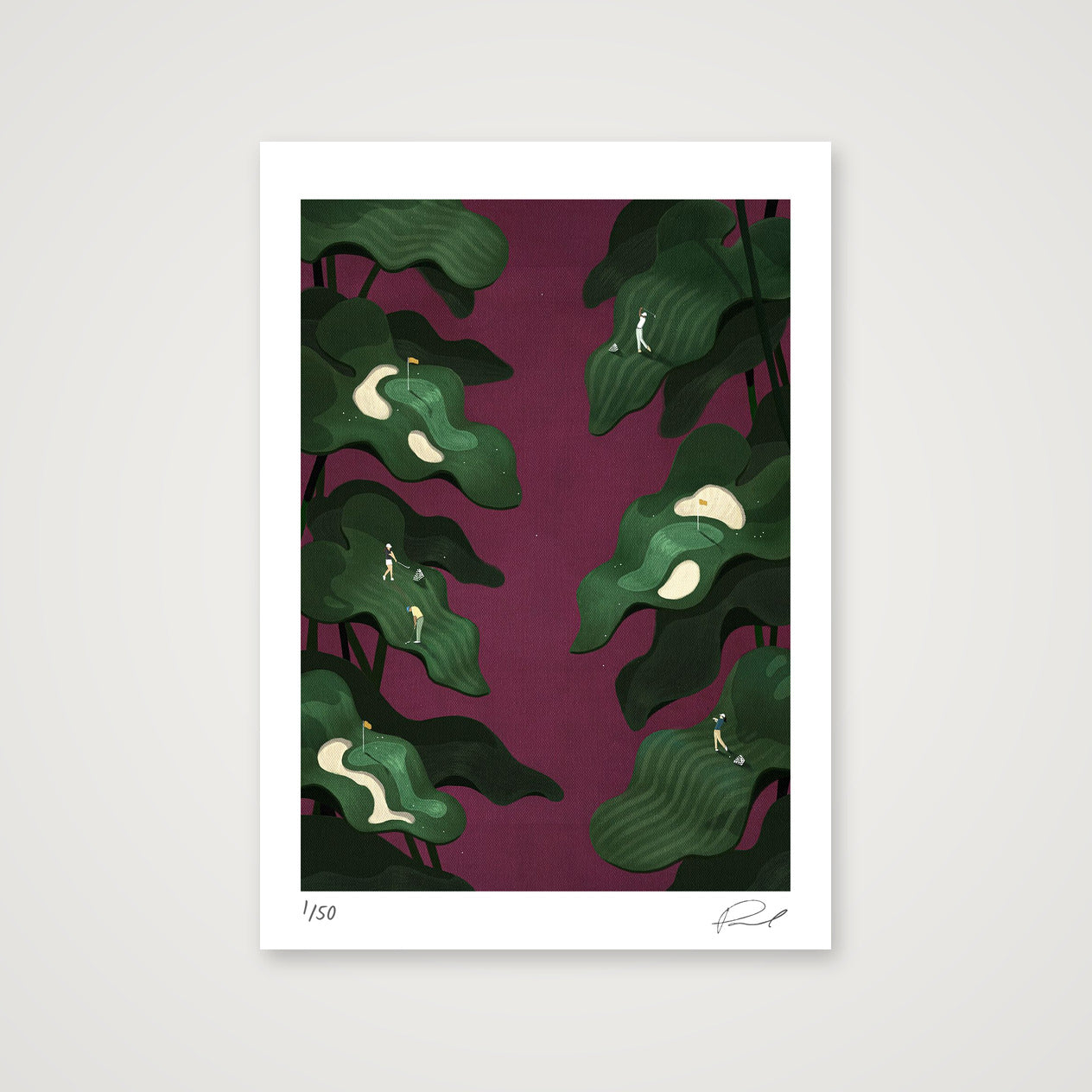 GOLF IS HARD #04 — A4 (21×30cm, 8×12") Print only