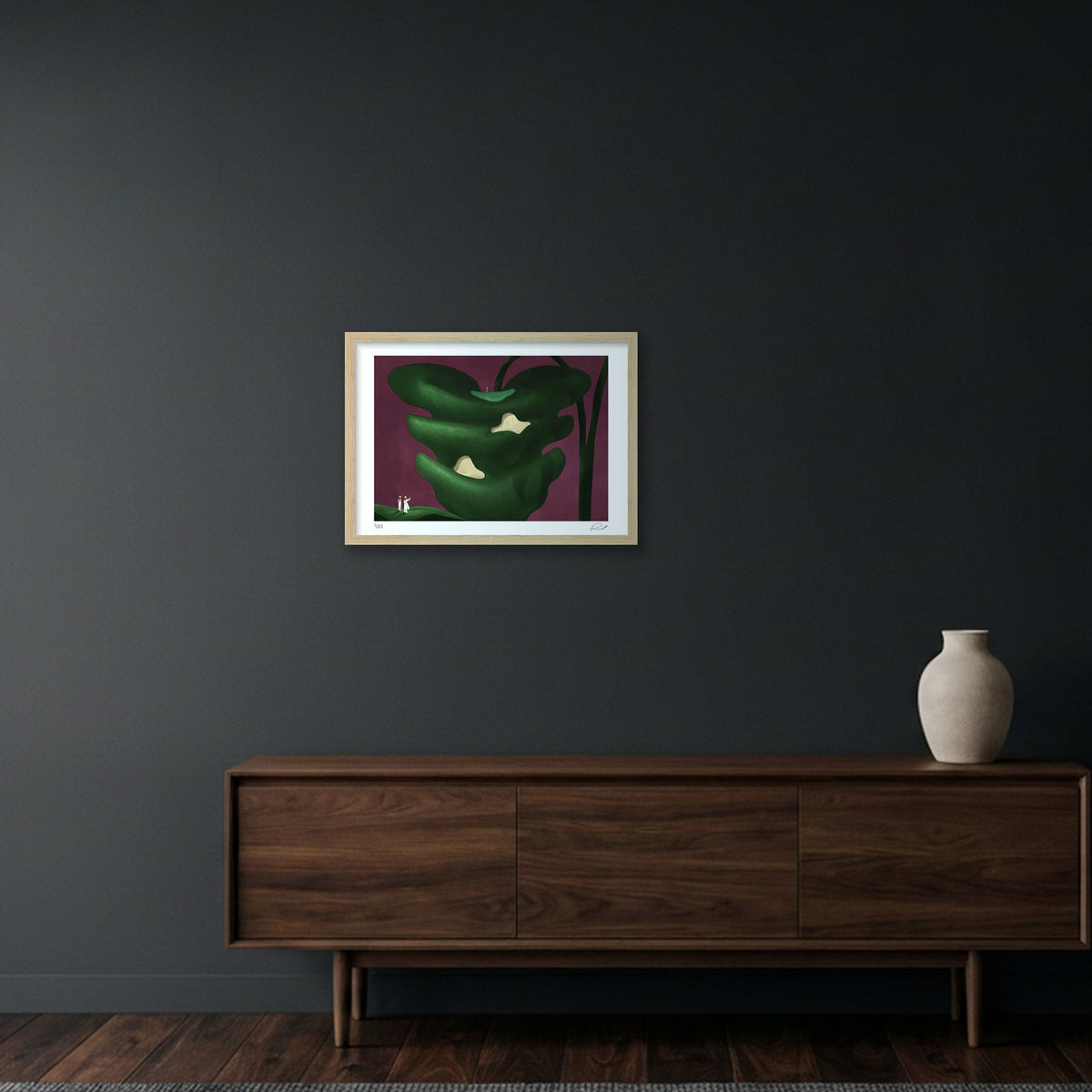GOLF IS HARD #06 — A3 (42×30cm, 17×12") Oak Frame