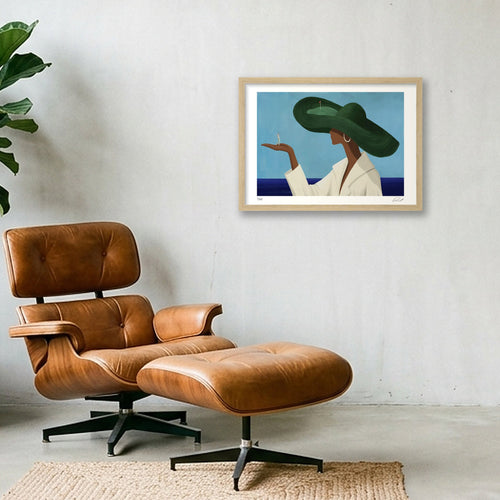 PALM READING — A3 (42×30cm, 17×12") Oak Frame