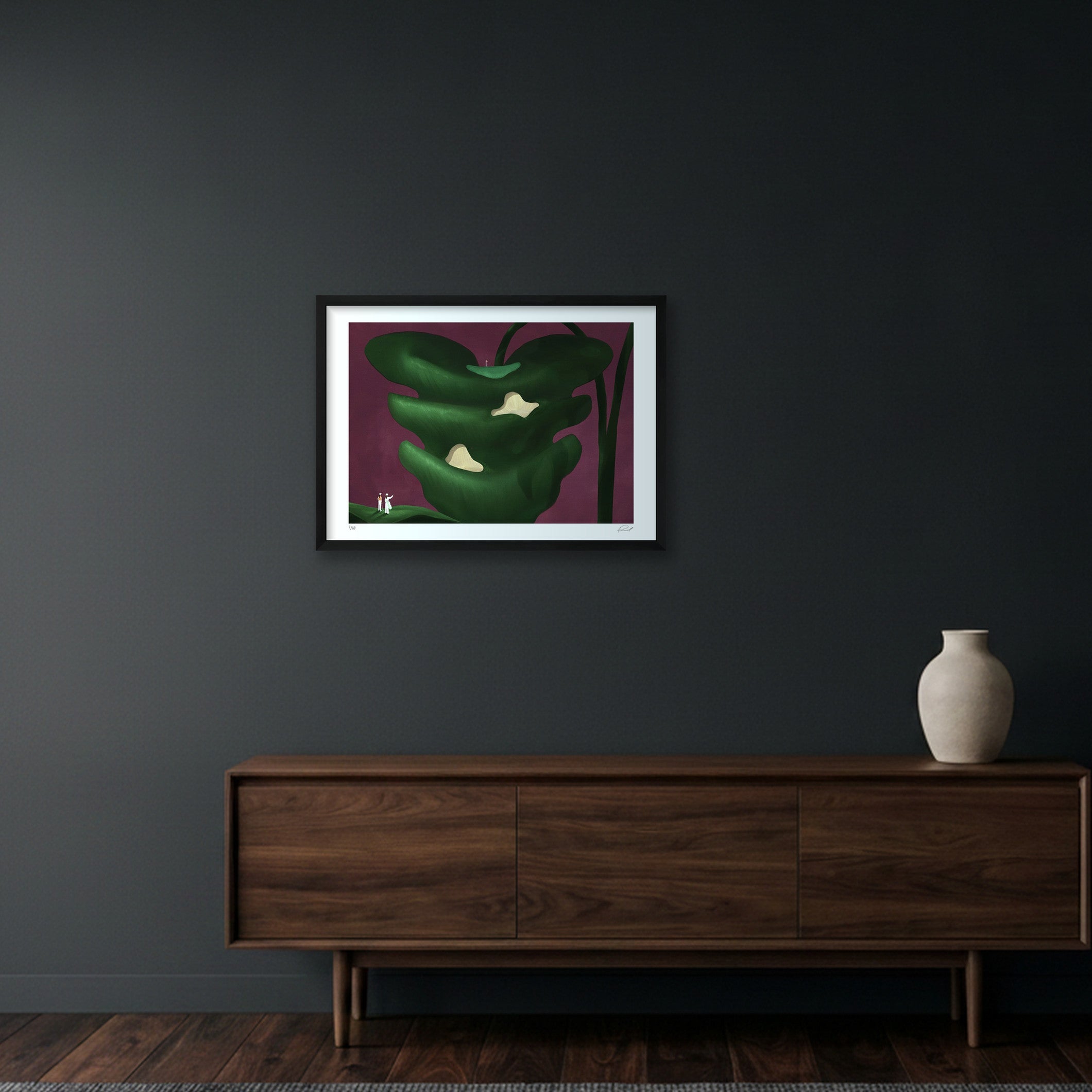 GOLF IS HARD #06 — 59×42cm, 23×17" Black Frame
