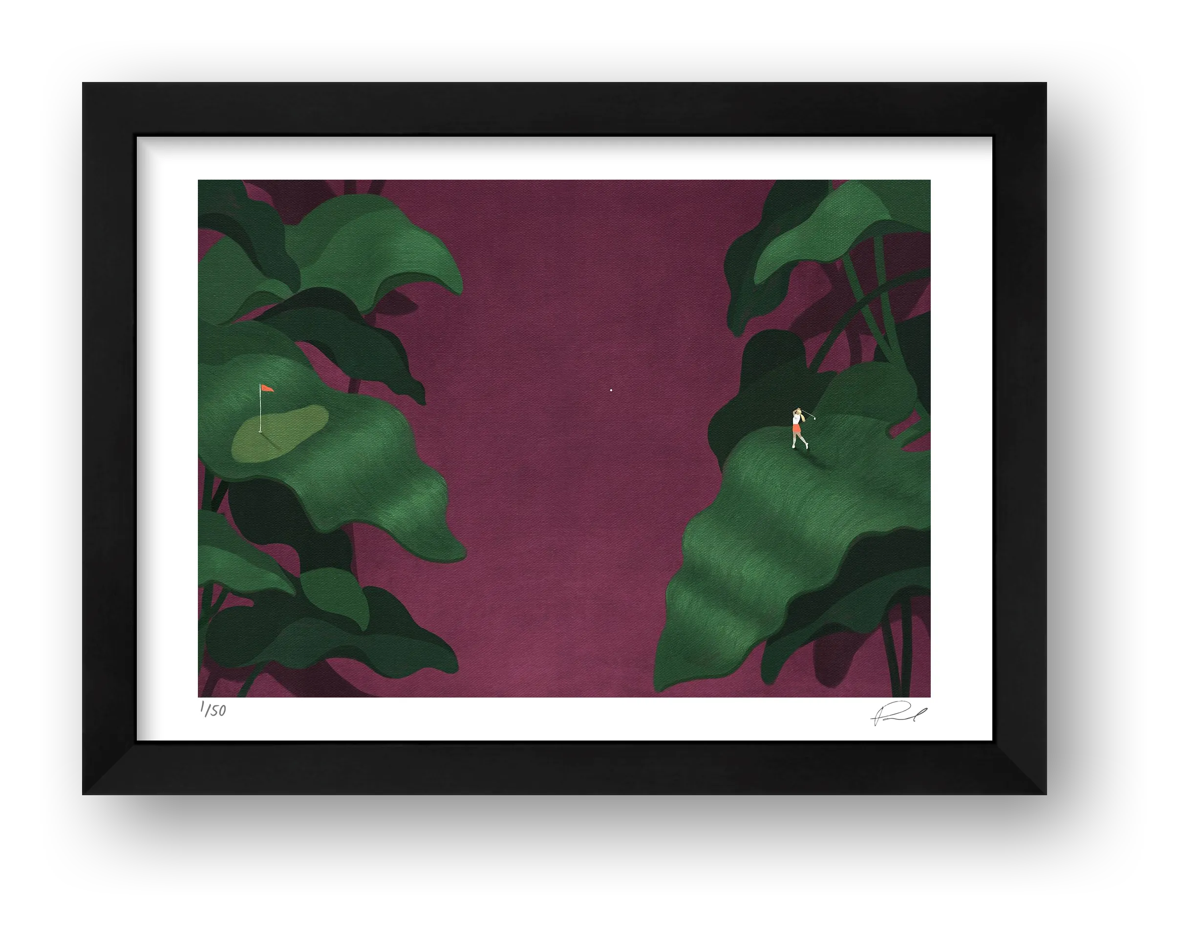 GOLF IS HARD #02 — framed