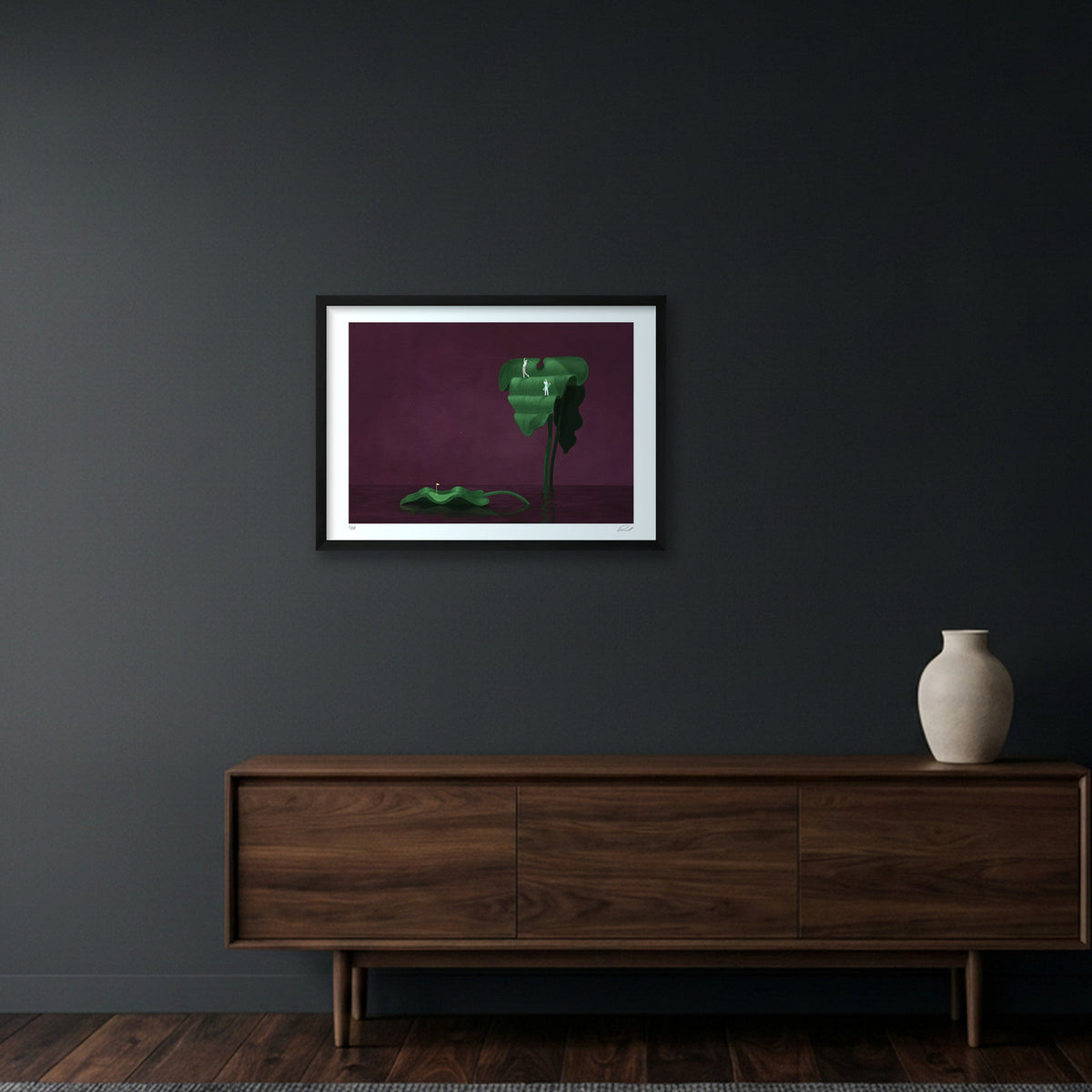GOLF IS HARD #05 — 59×42cm, 23×17" Black Frame