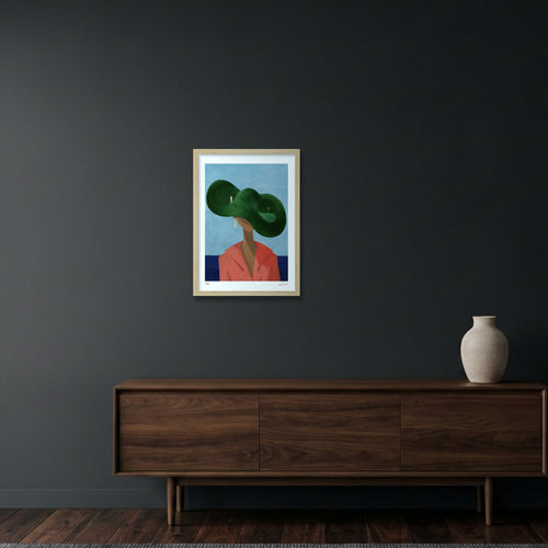 BLIND SIDE — A3 (30×42cm, 12×17") Oak Frame